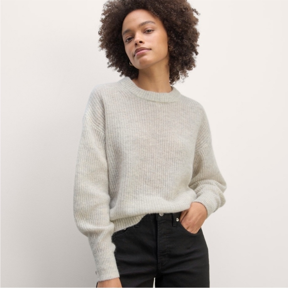 Everlane Cocoon Crew in Alpaca Sweater